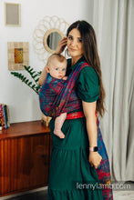 Laden Sie das Bild in den Galerie-Viewer, Lenny Lamb Woven Baby Wrap/Vävd sjal - HERBARIUM - WILD MEADOW - 100% bomull
