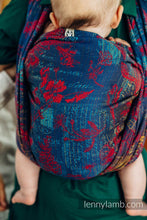 Laden Sie das Bild in den Galerie-Viewer, Lenny Lamb Woven Baby Wrap/Vävd sjal - HERBARIUM - WILD MEADOW - 100% bomull
