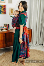 Laden Sie das Bild in den Galerie-Viewer, Lenny Lamb Woven Baby Wrap/Vävd sjal - HERBARIUM - WILD MEADOW - 100% bomull
