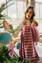 Ladda upp bild till gallerivisning, Lenny Lamb Woven Baby Wrap/Vävd sjal - CATKIN - POLLEN - 61% bomull, 39% merinoull
