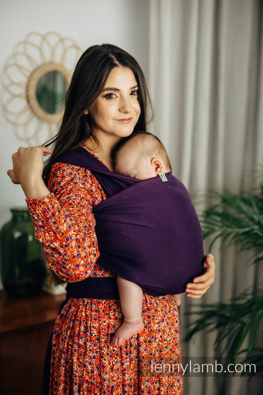 Trikåsjal Baby Sling - SUGILITE