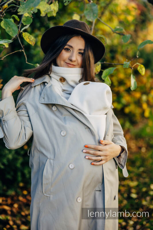 Turtleneck för två - Off-White (fleece)