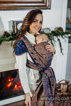 Load image into Gallery viewer, Lenny Lamb Woven Baby Wrap/Vävd sjal - SYMPHONY - ALLEGRO - 60% bomull, 40% Tussah silke
