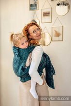 Laden Sie das Bild in den Galerie-Viewer, LennyHybrid Half Buckle Carrier - WILD WINE - IVY - 51% bomull, 49% silke - Preschool
