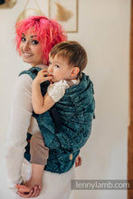 Laden Sie das Bild in den Galerie-Viewer, LennyPreschool Carrier - WILD WINE - IVY - 51% bomull, 49% silke
