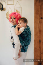 Laden Sie das Bild in den Galerie-Viewer, LennyPreschool Carrier - WILD WINE - IVY - 51% bomull, 49% silke
