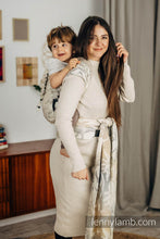 Laden Sie das Bild in den Galerie-Viewer, LennyHybrid Half Buckle Carrier - JURASSIC PARK - ICE DESERT - 100% bomull - PreSchool
