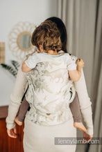 Laden Sie das Bild in den Galerie-Viewer, LennyHybrid Half Buckle Carrier - JURASSIC PARK - ICE DESERT - 100% bomull - PreSchool
