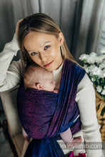 Ladda upp bild till gallerivisning, Lenny Lamb Woven Baby Wrap/Vävd sjal - WILD WINE - BOUQUET - 100% bomull
