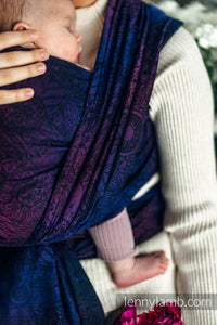 Lenny Lamb Woven Baby Wrap/Vävd sjal - WILD WINE - BOUQUET - 100% bomull