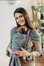 Laden Sie das Bild in den Galerie-Viewer, Lenny Lamb Woven Baby Wrap/Vävd sjal - WILD SOUL - SASSY - 100% bomull
