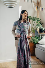Laden Sie das Bild in den Galerie-Viewer, Lenny Lamb Woven Baby Wrap/Vävd sjal - WILD SOUL - SASSY - 100% bomull
