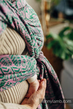 Laden Sie das Bild in den Galerie-Viewer, Lenny Lamb Woven Baby Wrap/Vävd sjal - WILD SOUL - SASSY - 100% bomull
