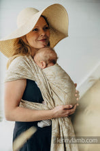 Load image into Gallery viewer, Lenny Lamb Woven Baby Wrap/Vävd sjal - RAPUNZEL - AURATUM - 100% bomull
