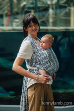 Laden Sie das Bild in den Galerie-Viewer, Lenny Lamb Woven Baby Wrap/Vävd sjal - CATKIN - WILLOW - 100% bambu viskos
