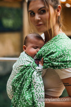 Laden Sie das Bild in den Galerie-Viewer, Lenny Lamb Ringsjal - ENCHANTED NOOK - EVERGREEN - 54% bomull, 46% Tencel™
