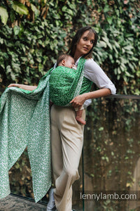 Lenny Lamb Woven Baby Wrap/Vävd sjal - ENCHANTED NOOK - EVERGREEN - 54% bomull, 46% Tencel™