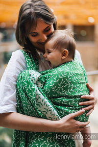 Lenny Lamb Woven Baby Wrap/Vävd sjal - ENCHANTED NOOK - EVERGREEN - 54% bomull, 46% Tencel™