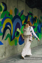 Laden Sie das Bild in den Galerie-Viewer, LennyPreschool Carrier - WILD WINE - PATH - 55% bomull, 45% linne
