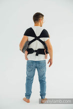 Laden Sie das Bild in den Galerie-Viewer, LennyTwin Carrier - LITTLE HERRINGBONE OMBRE GREY - 100% bomull
