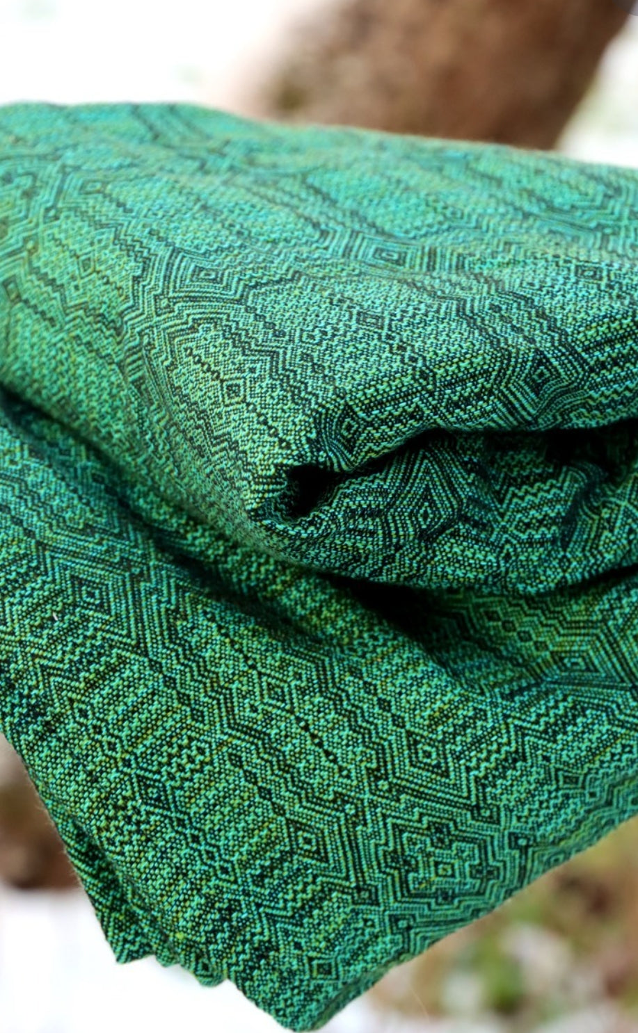 Pre-order! - Vanamo Woven Wrap - Kide Revontuli - 75% organic cotton, 25% merino wool