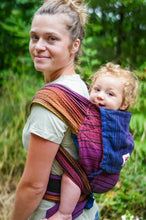 Laden Sie das Bild in den Galerie-Viewer, Girasol WrapMySol Meh Dai/half buckle - Twilight - 100% bomull
