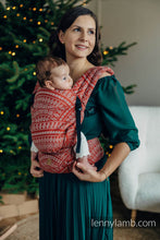 Load image into Gallery viewer, LennyLight Carrier - PEACOCK&#39;S TAIL - HOLIDAY - 100% cotton
