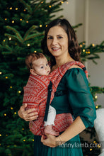 Load image into Gallery viewer, LennyLight Carrier - PEACOCK&#39;S TAIL - HOLIDAY - 100% cotton
