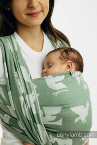 Lenny Lamb Woven Baby Wrap/Vävd sjal - BIRDY - FLY HIGH - 80% bomull, 20% lyocell