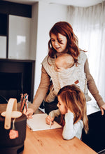 Laden Sie das Bild in den Galerie-Viewer, LELIBA Zack Babytrage - Bungi Linen - 50 % Bio-Baumwolle, 50 % Leinen
