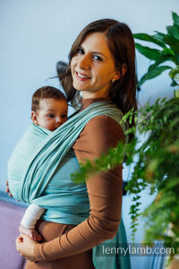 Lenny Lamb Woven Baby Wrap/Vävd sjal - MATCHA - 100% bomull