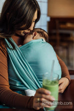 Ladda upp bild till gallerivisning, Lenny Lamb Woven Baby Wrap/Vävd sjal - MATCHA - 100% bomull
