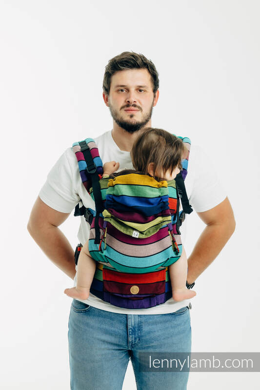 LennyUpGrade PRO Carrier - CAROUSEL OF COLORS - 100% cotton