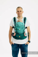 LennyUpGrade PRO Carrier - OMBRE GREEN - 100% bomull