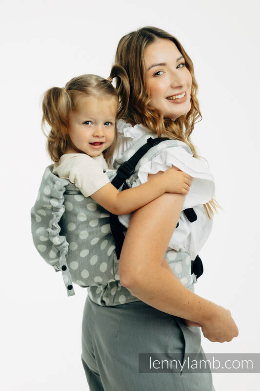LennyPreschool Carrier - POLKA DOTS - PLOP - 100% bomull