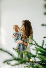 Load image into Gallery viewer, Ring Sling - PATA DE GALLO - PIXELS - 44% cotton, 32% silk, 24% bamboo viscose 
