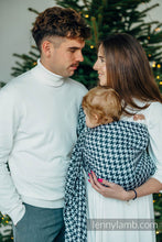 Load image into Gallery viewer, Ring Sling - PATA DE GALLO - PIXELS - 44% cotton, 32% silk, 24% bamboo viscose 
