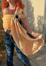 Laden Sie das Bild in den Galerie-Viewer, LELIBA Ring Sling – Bungi Aurea – 100 % Bio-Baumwolle
