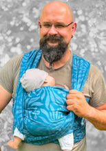 Ladda upp bild till gallerivisning, LELIBA Woven Baby Wrap/Vävd sjal - Bungi Coralie - 100% ekologisk bomull
