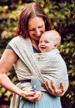 Load image into Gallery viewer, LELIBA Woven Baby Wrap - Bungi linen - 50% organic cotton, 50% linen
