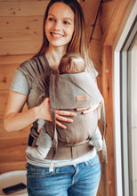 Ladda upp bild till gallerivisning, LELIBA Tai bärsele - Sepia - 100% ekologisk bomull
