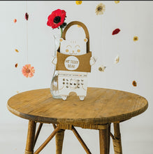Ladda upp bild till gallerivisning, Förboka! - Mr Teddy Bear - wooden Montessori lacing toy

