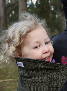 Wompat LITE Baby Carrier - Kide Taiga - 55% ekologisk bomull, 40% linne, 5% kapok