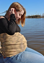 Ladda upp bild till gallerivisning, Vanamo Ring Sling - Kaiku Hiekka - 25% linne, 75% ekologisk bomull
