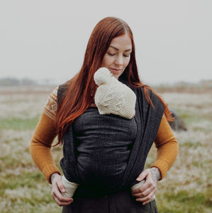 Vanamo Woven Wrap/Vävd sjal - Kide Sysi - 40% ekologisk bomull, 30% linne, 30% merinoull - Utförsäljning!