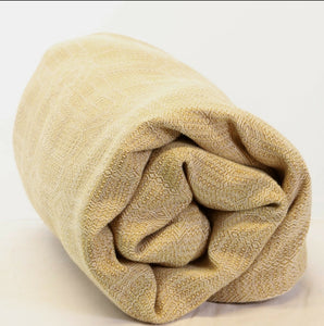 Vanamo Woven Wrap/Vävd sjal - Kide Ambra - 40% ekologisk bomull, 30% linne, 30% merinoull