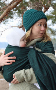 Vanamo Ring Sling - Kide Mielikki - 65% merino wool, 35% organic cotton