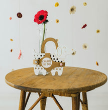 Ladda upp bild till gallerivisning, Charlie the dog - wooden Montessori lacing toy
