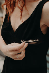 Mumbelievable amningstopp - Svart