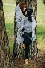 Load image into Gallery viewer, Turtleneck for two - Black (fleece)
